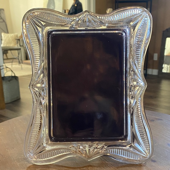 Other - Art deco vintage  Clear Glass Photo Frame